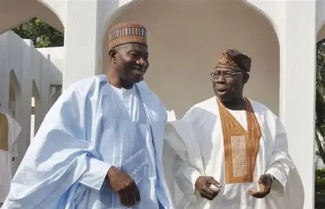 Obasanjo with Jonathan