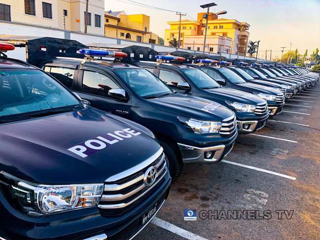 Police patrol vehicles