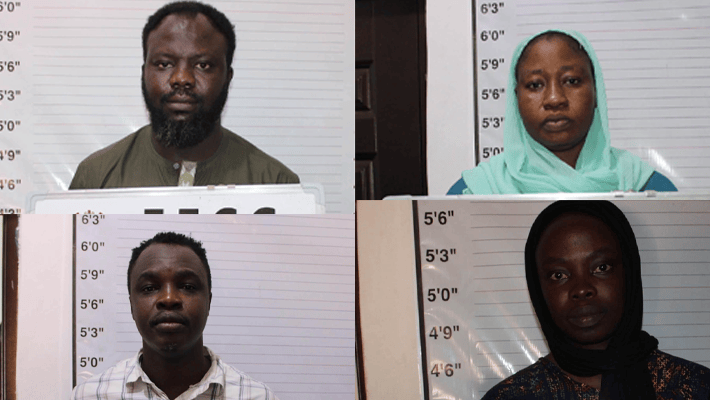 Ruth Emmanuel, Ibrahim Dogo Hyelni, Esther Loretta Gabari, and Gbenga Obanewo