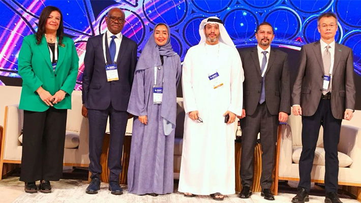 Minister of Federal Capital Territory (FCT), Nyesom Wike,UAE Minister of State for International Cooperation, Reem bint Al Hashimy