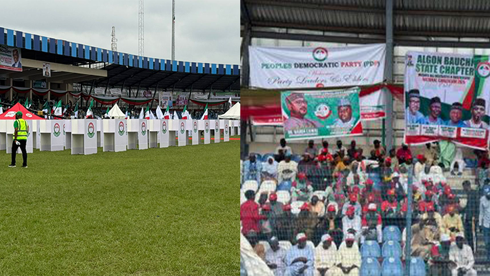 Ongoing PDP convention in Ibadan