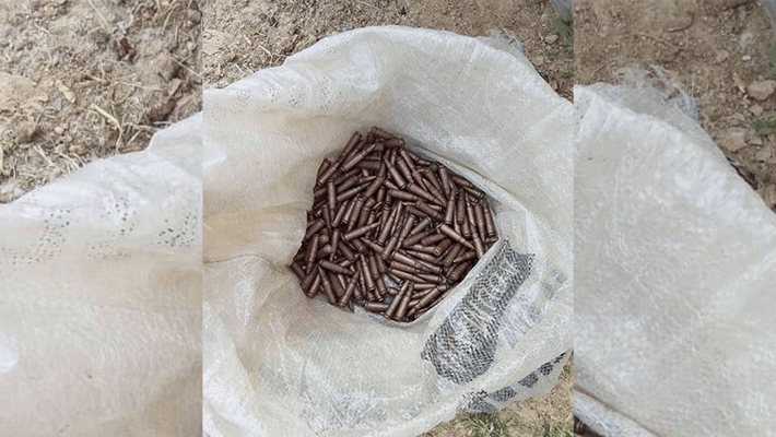 Sack of bullets on road in Zaria