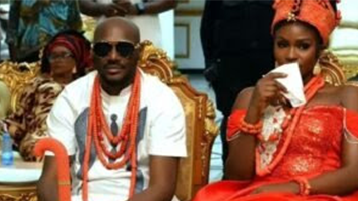 Tuface and and his wife, Natasha Idibia.