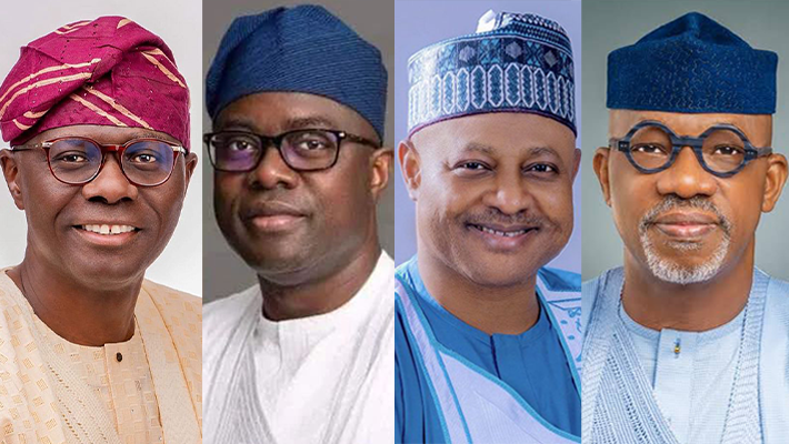 Sanwo-Olu, Makinde, Sani and Dapo Abiodun