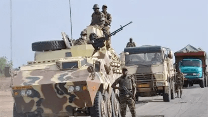 Troops in Maiduguri