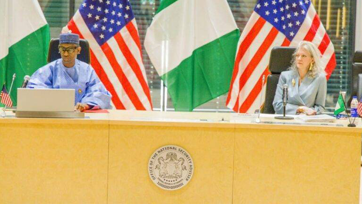 National Security Adviser (NSA), Nuhu Ribadu, and the U.S. team lead, Under Secretary of State, Allison Hooker,