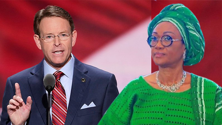 Tony Perkins and Remi Tinubu