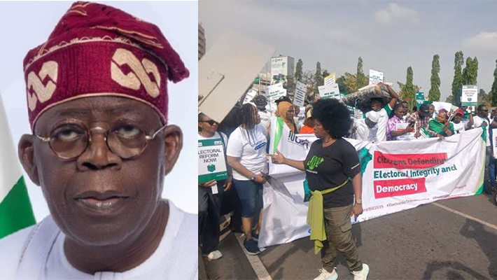 Tinubu/Electoral act protesters