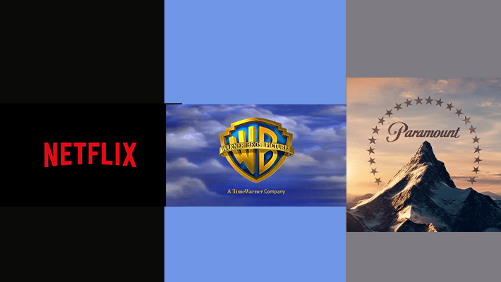 Netflix, Warner Bros, Paramount