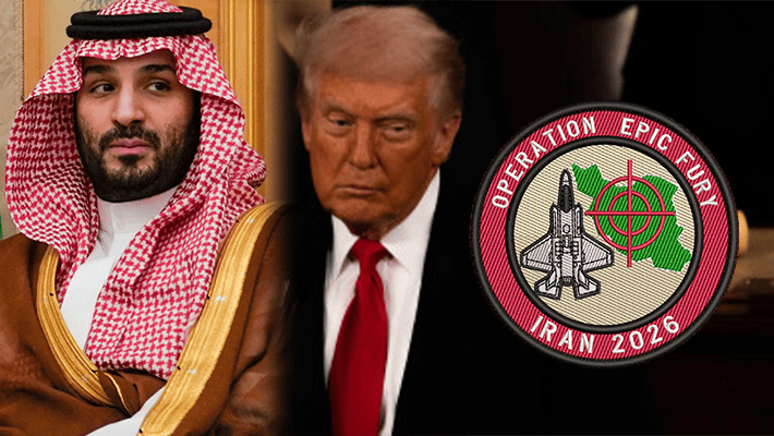 Saudi Crown Prince/Trump/Operation Epic Fury logo