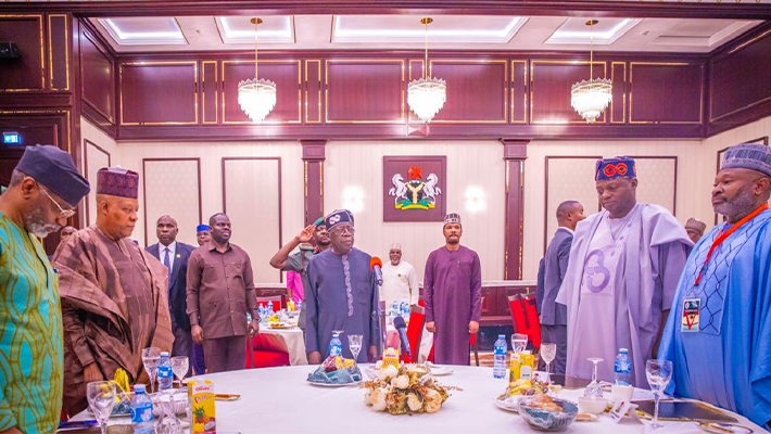 Bola Tinubu and National Working Committee members of the All Progressives Congress