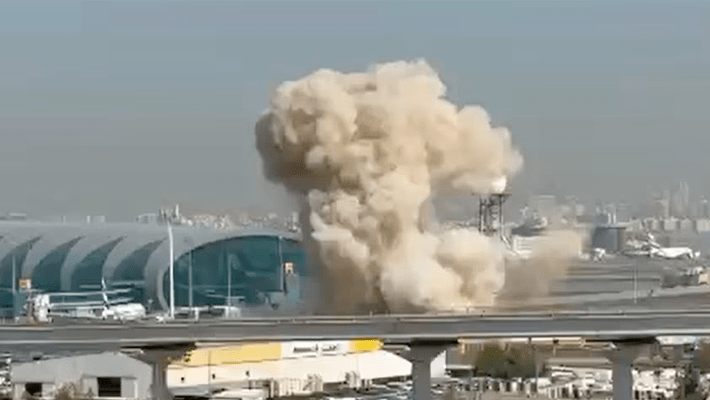 Drone attack in Dubai