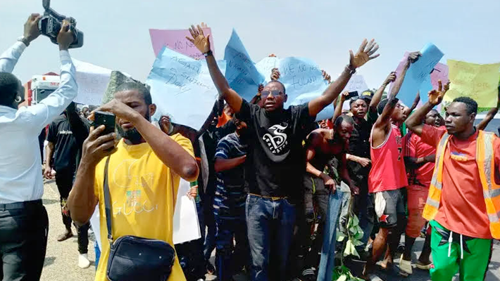 Protesting Benue Youths