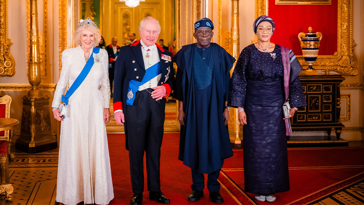 Your Majesty, King Charles III, Queen Camilla, President Bola Tinubu and Oluremi