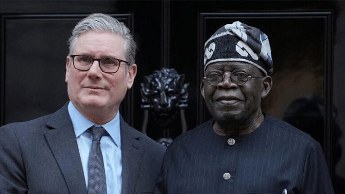 Tinubu with Starmer