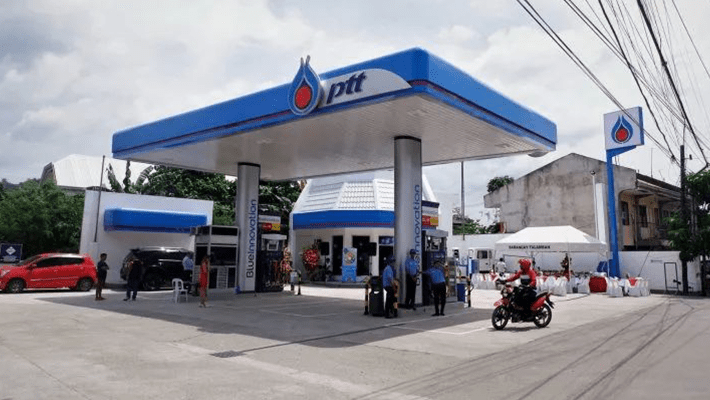 Gas station in the Philippines
