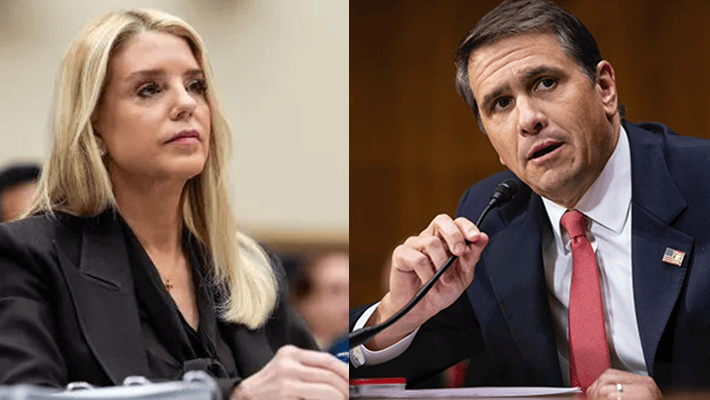 Attorney General Pamela Bondi and Todd Blanche