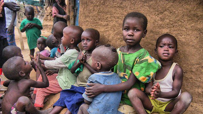 Hungry kids in Mali