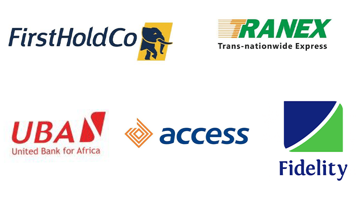 FirstHoldCo, Trans-Nationwide Express, United Bank for Africa, Access Corporation, Fidelity Bank