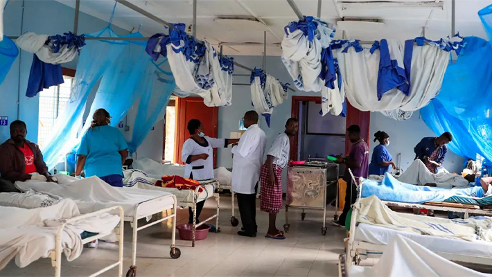 Patients in local hospital