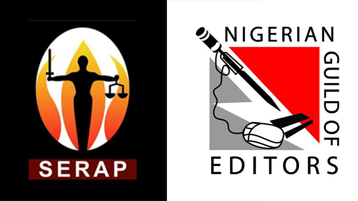SERAP and NGE logos.