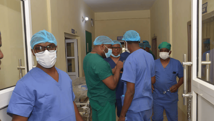 Doctors in a hospital in Sokoto State