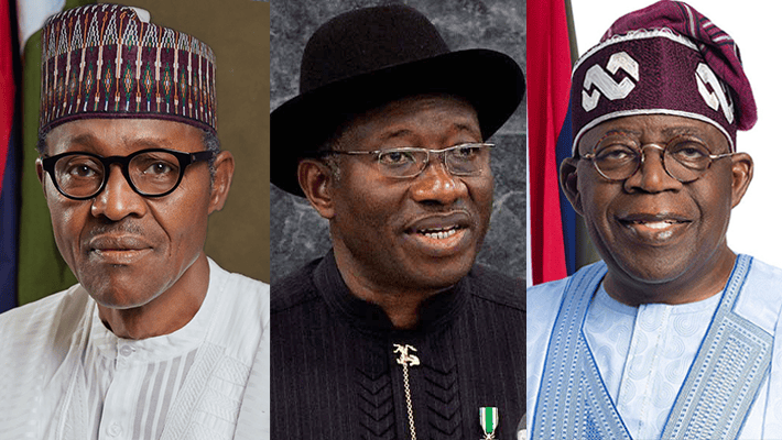 Buhari, Jonathan, Tinubu
