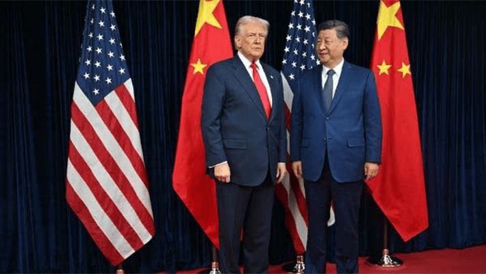 Trump with Xi