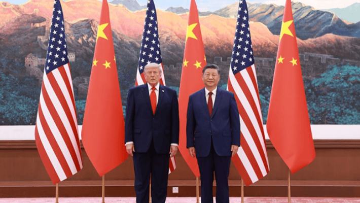 Chinese President Xi Jinping and U.S. President Donald Trump