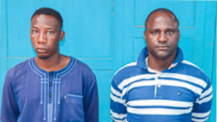 Two guards, James Sule and Adamu Yau,