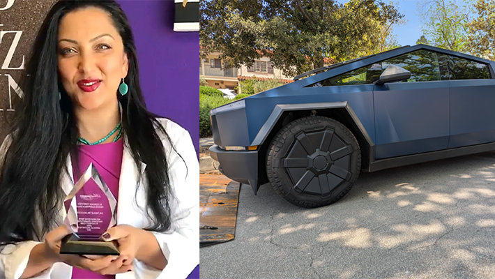 California doctor and Tesla car