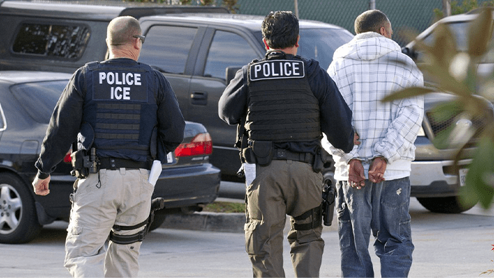 ICE making arrest