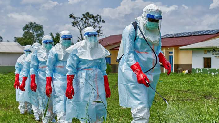 ealth worker with hazmat in Anambra