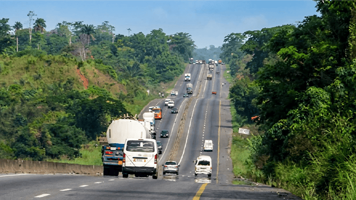 Motorists on Calabar road
