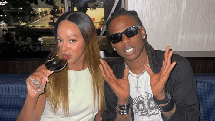 Florence Otedola, aka DJ Cuppy, and Afrobeats star Rema