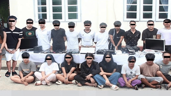 Online scammers nabbed in Myanmar