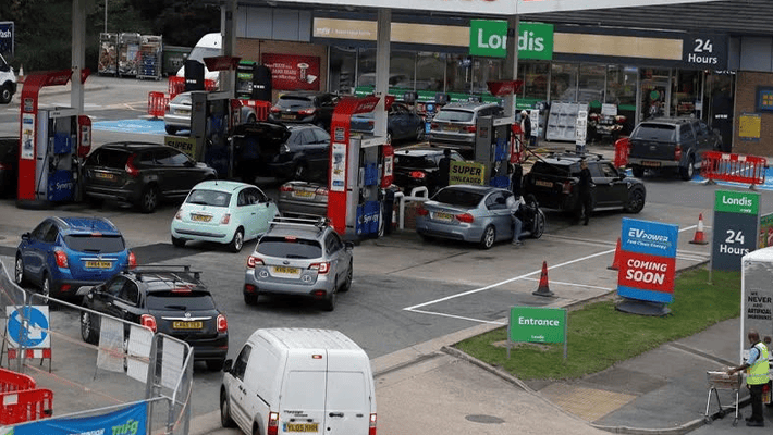 UK filling station