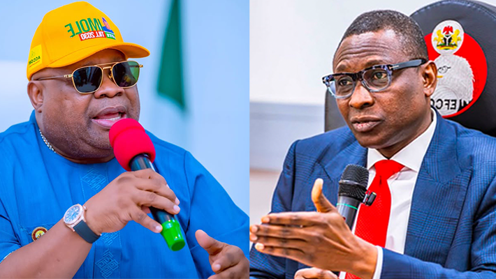 Adeleke and EFCC boss Olukoyede