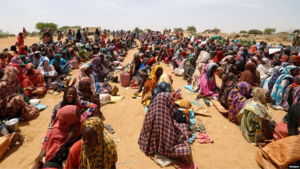 Displaced Sudanese