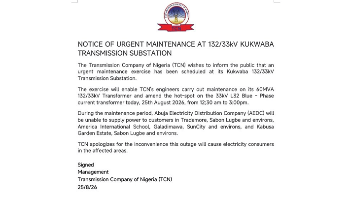 statement by the TCN management