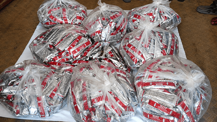 1,500 sachets of ready-to-use therapeutic food