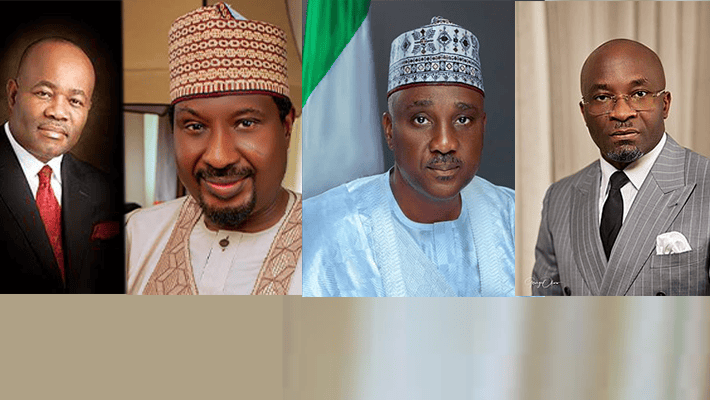 Senate president, deputy Senate president, Reps speaker and deputy Reps speaker.
