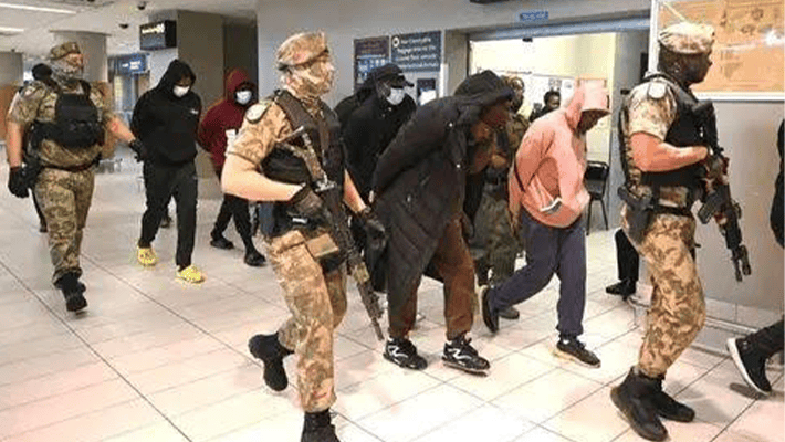 Nigerian Black Axe cultists