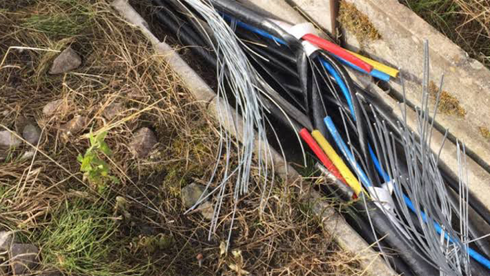 Cable vandalism