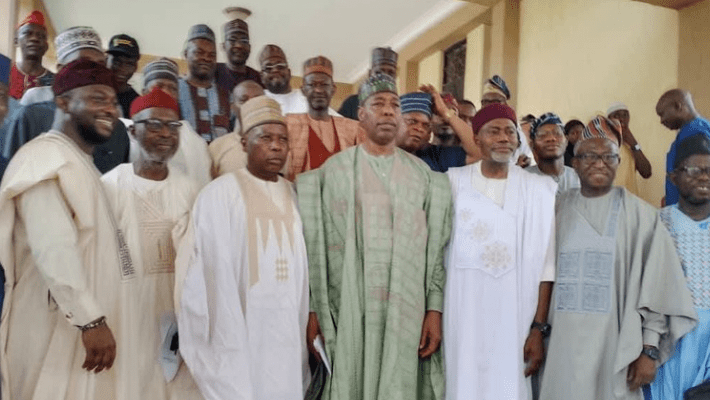 Zulum with Muslim leaders