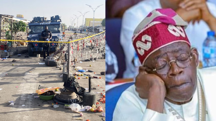 Maiduguri suicide bombing; Tinubu sleeping
