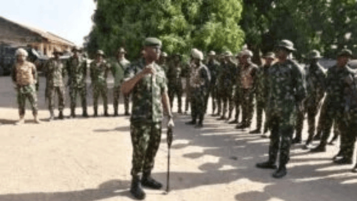 general officer commanding 1 Division of the Nigerian Army, Abubakar Wase
