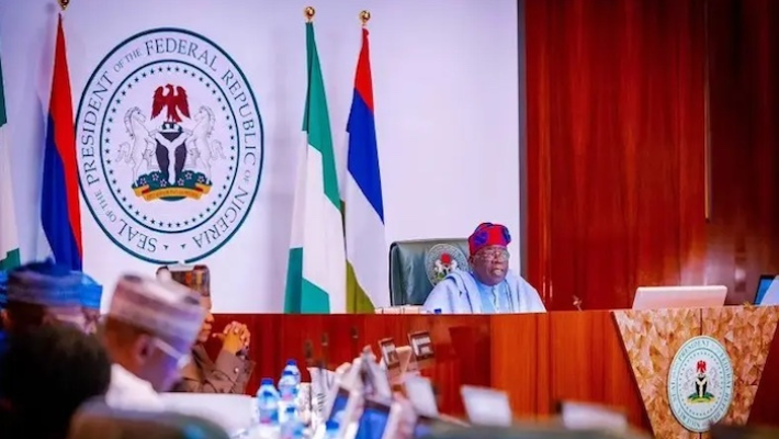 Tinubu at FEC meeting