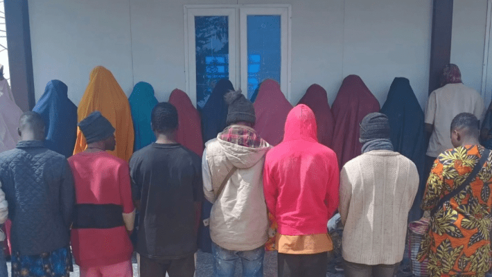 22 victims of human trafficking