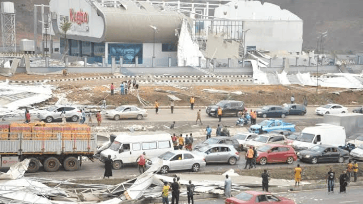 Damaged Kugbo Bus Terminal
